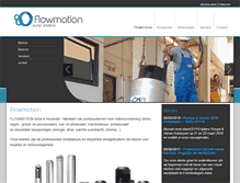 Tablet Screenshot of flowmotion.be